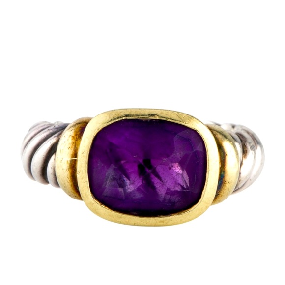 David Yurman Jewelry - David Yurman Amethyst Noblesse Ring